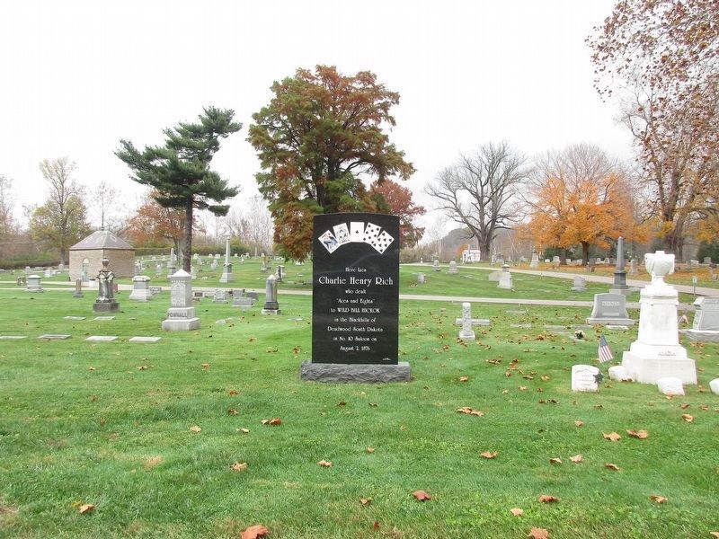 Charlie Henry Rich Marker. Click for full size. Charlie Henry Rich Marker image. Click for full size.