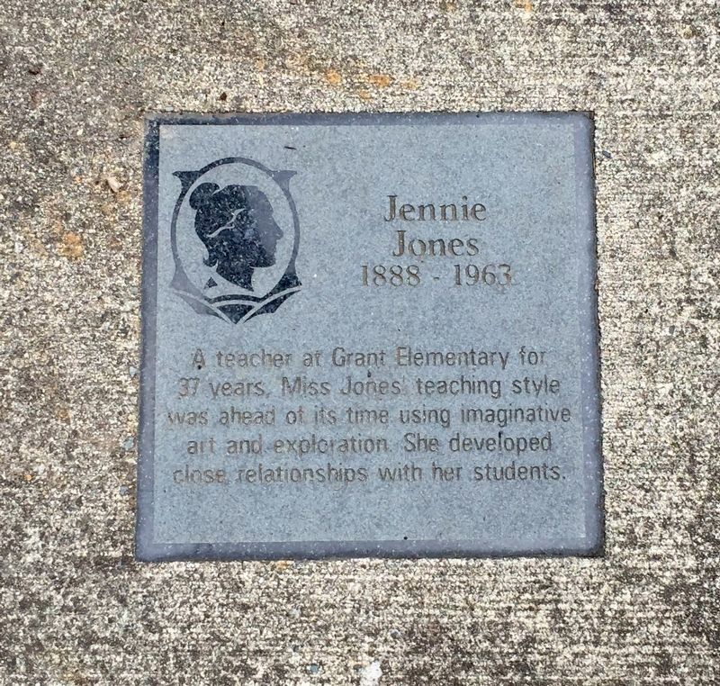 Jennie Jones Marker image. Click for full size.