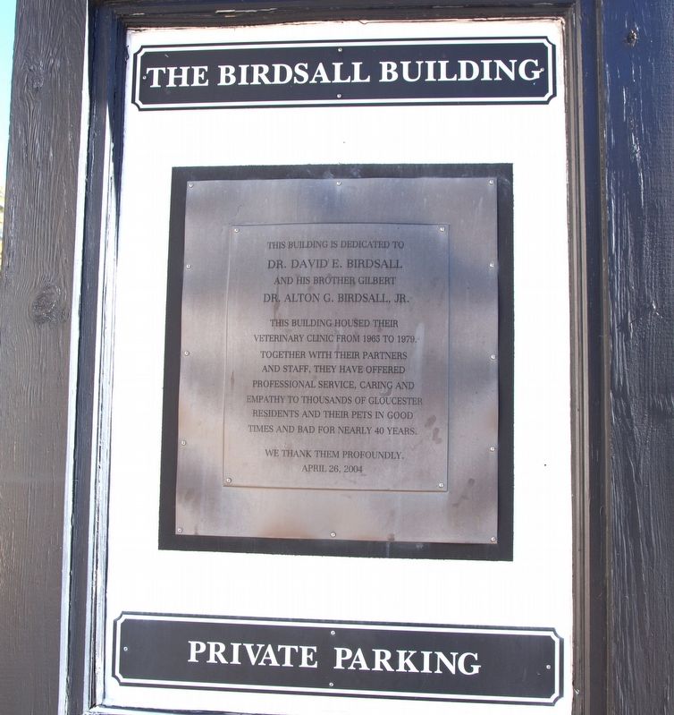 The Birdsall Building Marker image. Click for full size.
