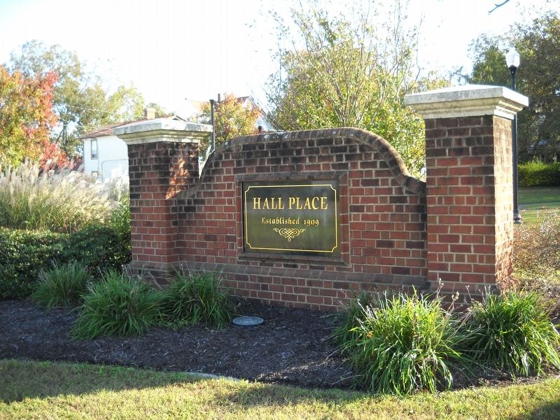 The Hall Place neighborhood was established in 1909. image. Click for full size.