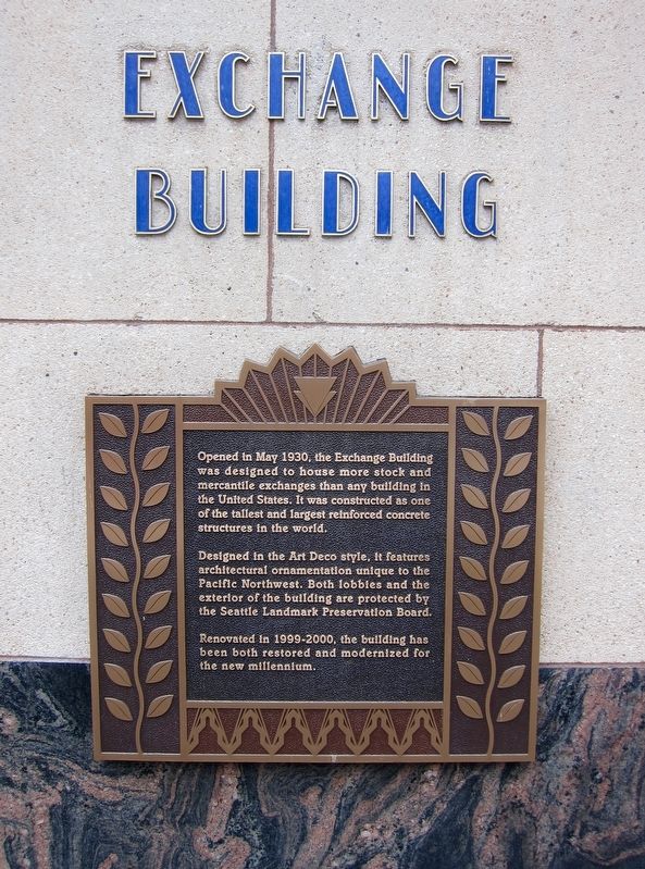 Exchange Building Marker image. Click for full size.