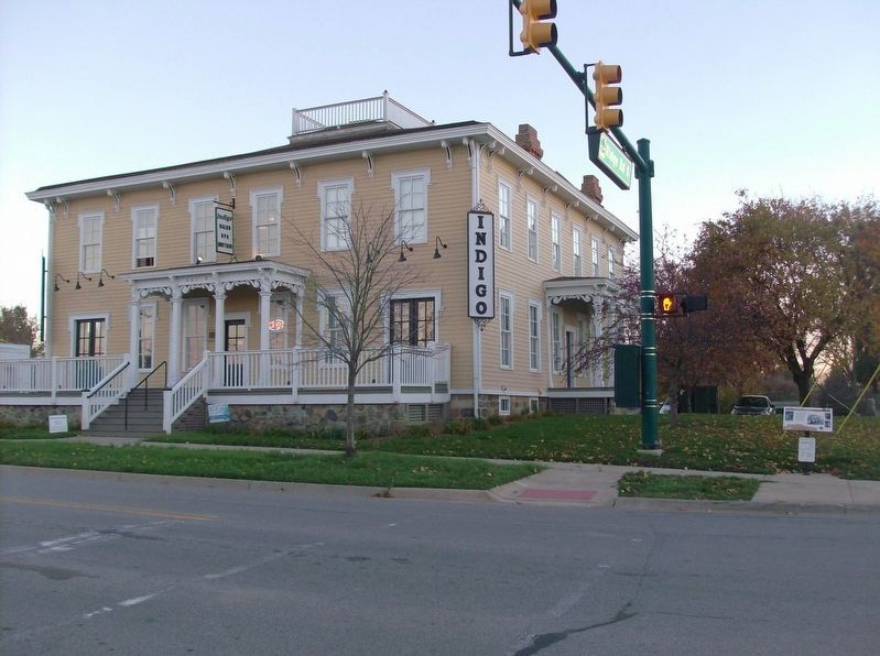 Former Cherry Hill Inn and Marker. Click for full size. Former Cherry Hill Inn and Marker image. Click for full size.