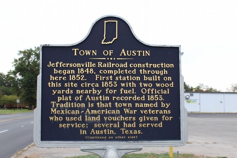 Town of Austin Marker image. Click for full size.