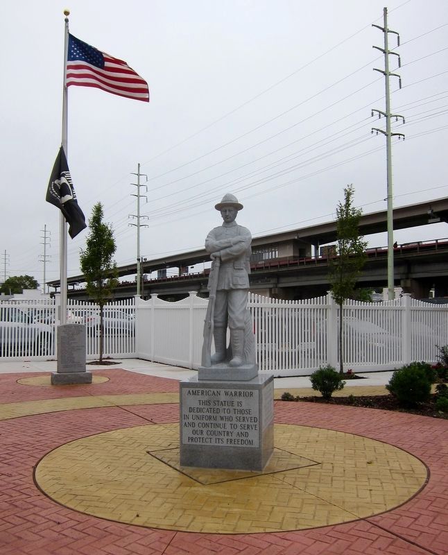 American Warrior (Copiague World War I Memorial) Marker - First Panel image. Click for full size.