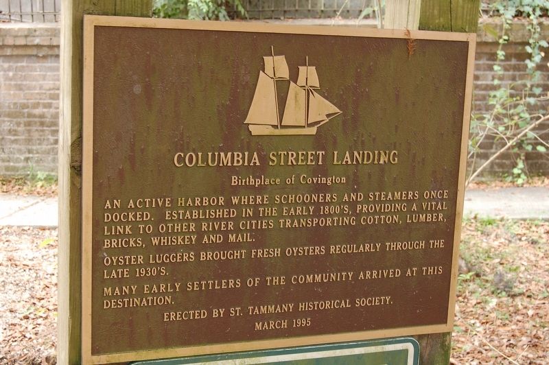 Columbia Street Landing Marker image. Click for full size.