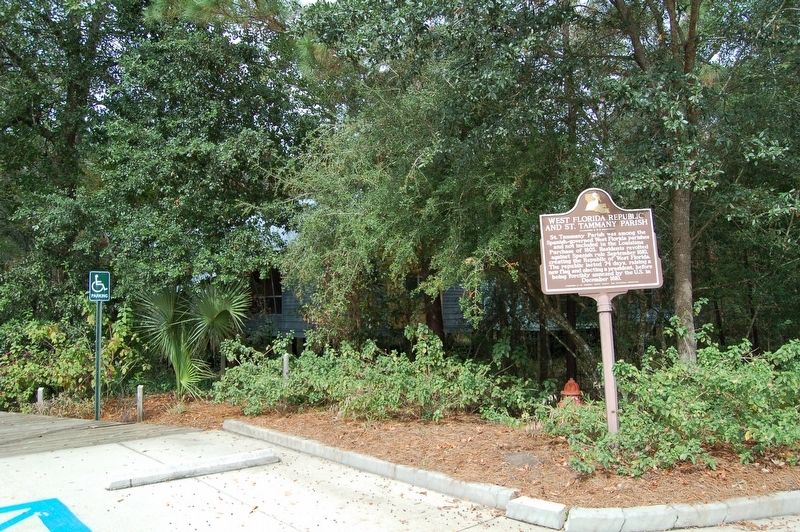 West Florida Republic and St. Tammany Parish Marker image. Click for full size.