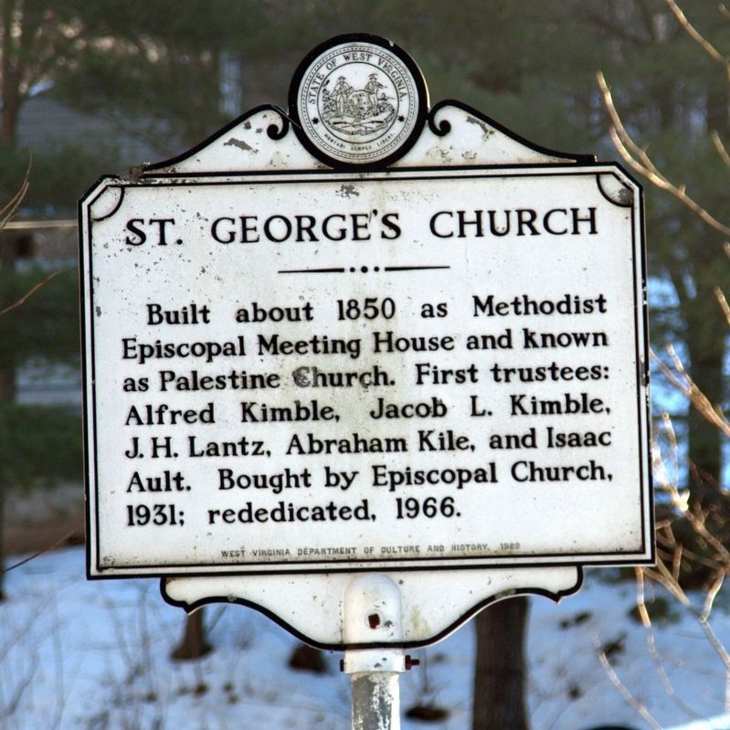 St. George’s Church Marker image. Click for full size.