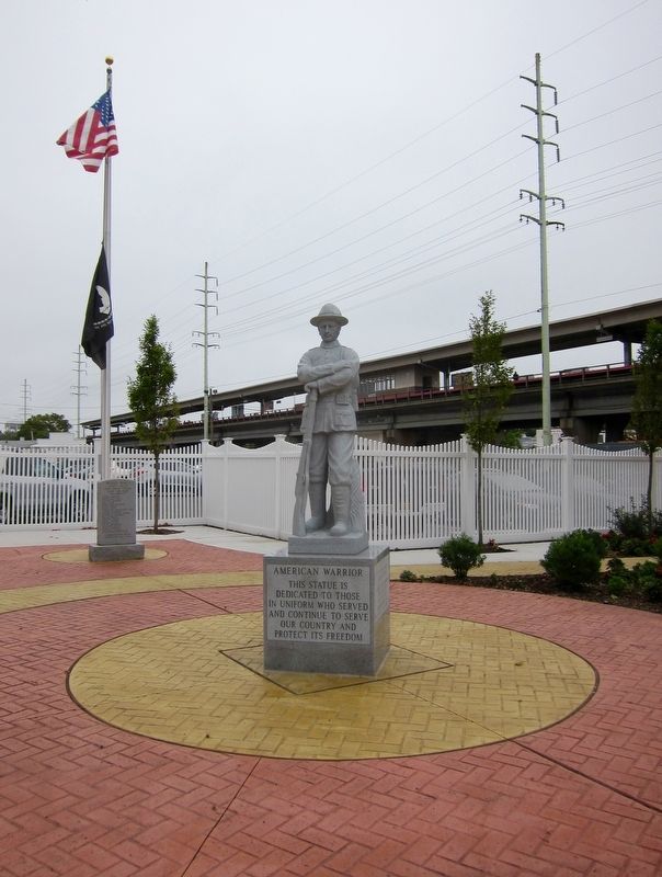 Copiague World War I Immigrant Memorial Marker - Wide View image. Click for full size.