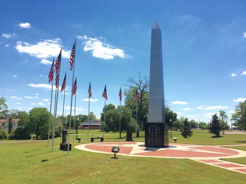 Rodney J. Evans Marker located at Covington County Veterans Memorial. image, Touch for more information
