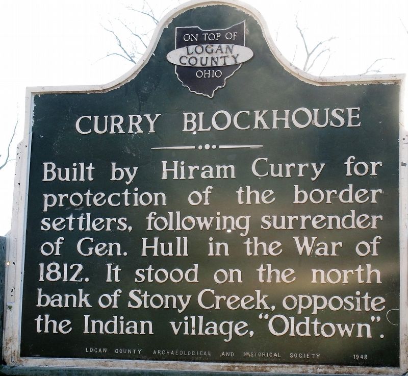 Curry Blockhouse Marker image. Click for full size.