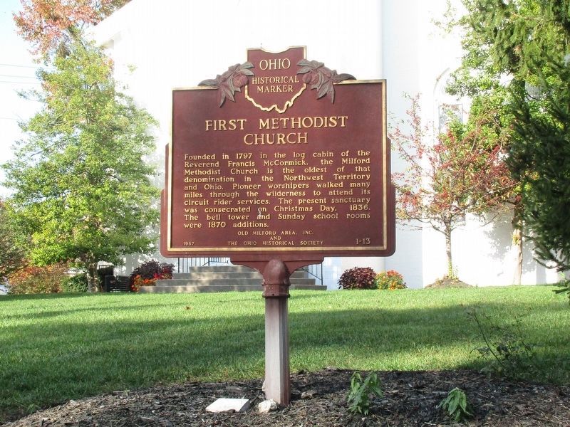 First Methodist Church Marker image. Click for full size.