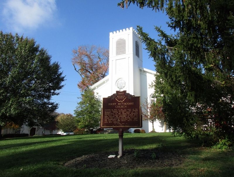First Methodist Church Marker image. Click for full size.