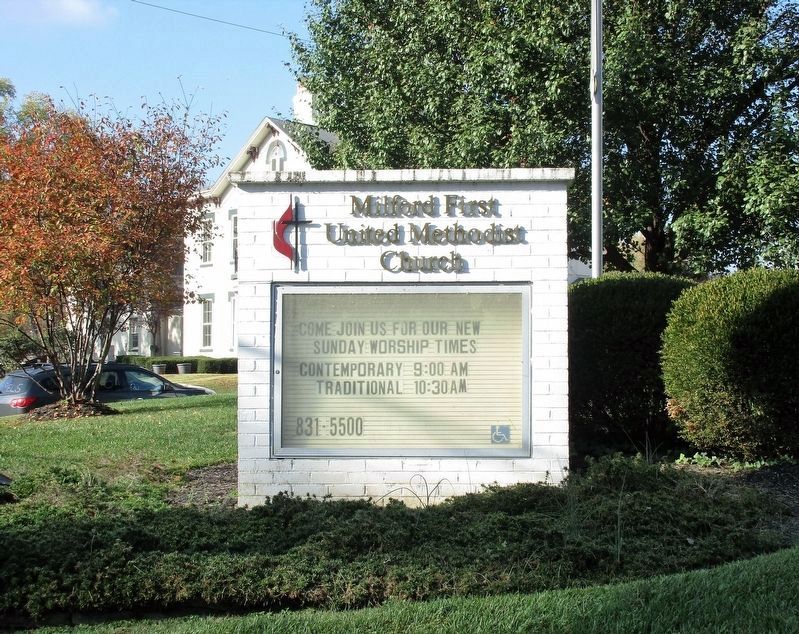 First Methodist Church Marker image. Click for full size.