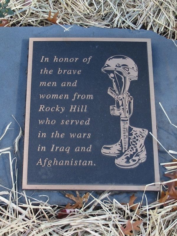 Rocky Hill Iraq Afghanistan Veterans Monument image. Click for full size.