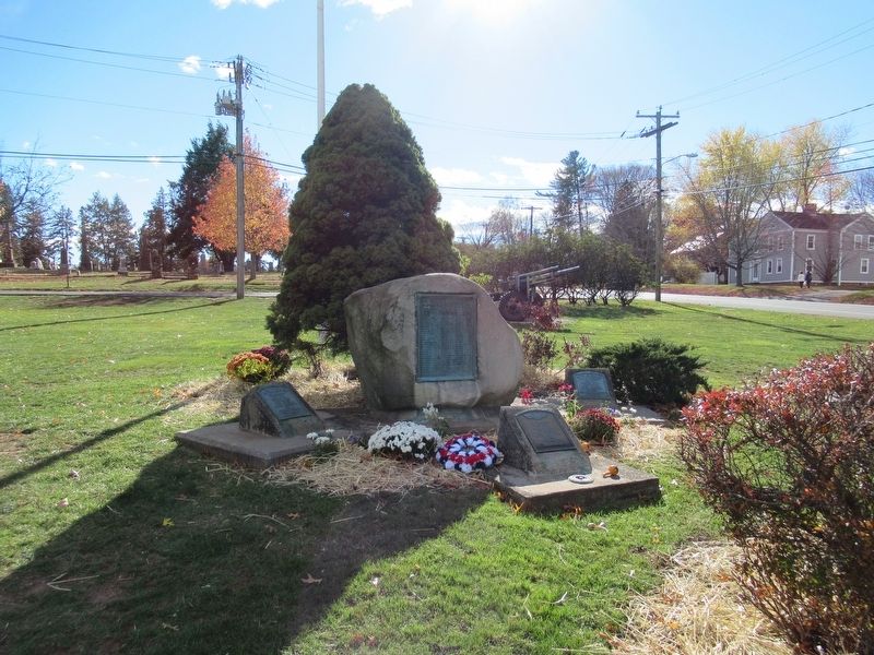 Rocky Hill Veterans Monuments image. Click for full size.