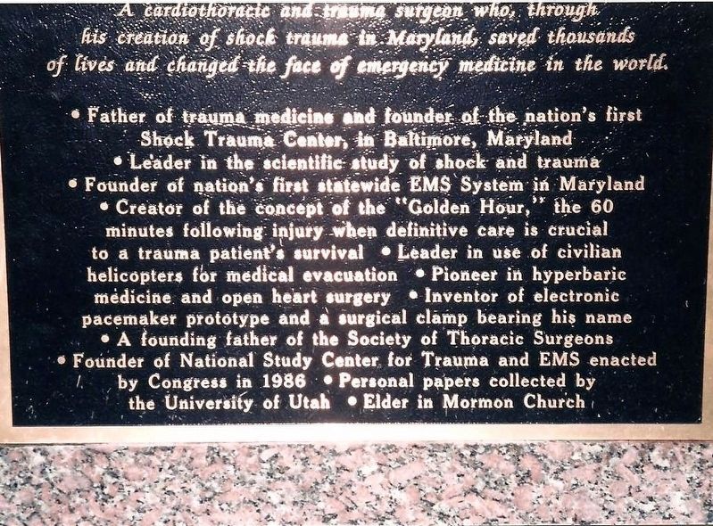 R Adams Cowley Marker-Back. Click for full size. R Adams Cowley Marker-Back image. Click for full size.