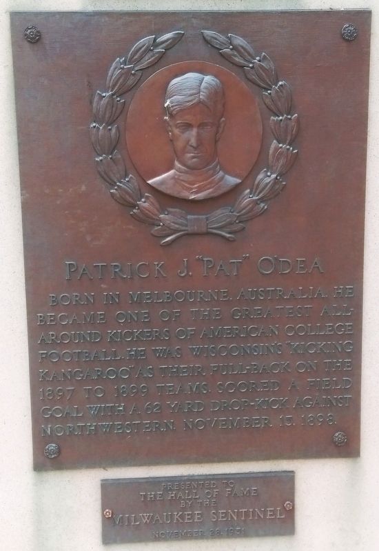 Patrick J. "Pat" O'Dea Marker image. Click for full size.