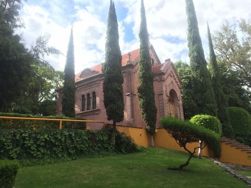 The Maximilian Chapel built in 1900, mentioned in the marker text.. Click for full size. The Maximilian Chapel built in 1900, mentioned in the marker text. image. Click for full size.
