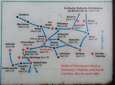 Morganton Marker. Click for full size. Morganton Marker image. Click for full size.