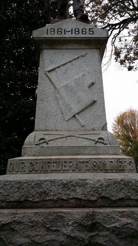 Our Confederate Soldiers Marker (back). Click for full size. Our Confederate Soldiers Marker (back) image. Click for full size.