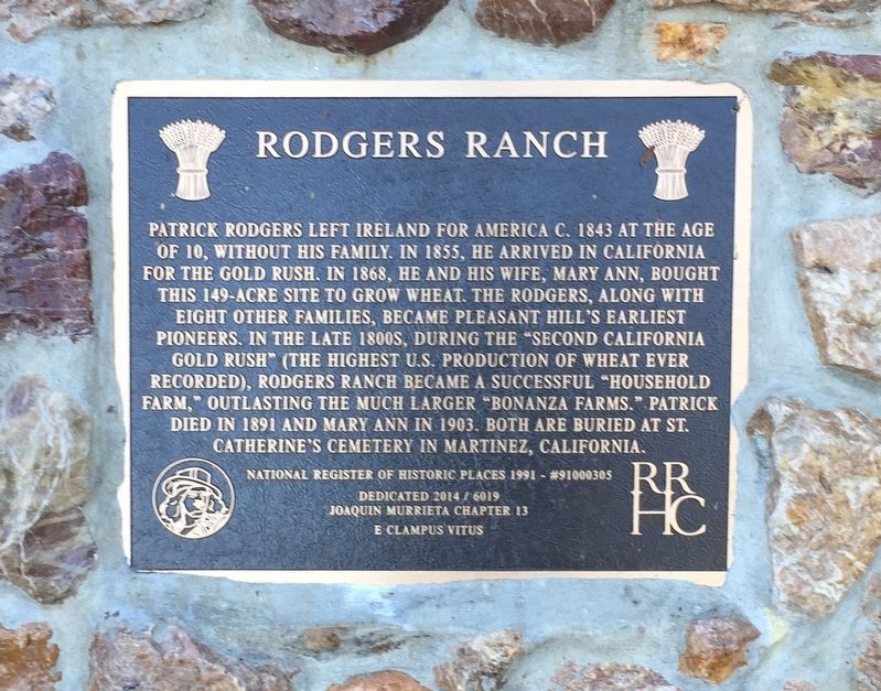 Rodgers Ranch Marker image. Click for full size.