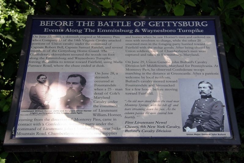 The Battle of Fountain Dale Marker image. Click for full size.