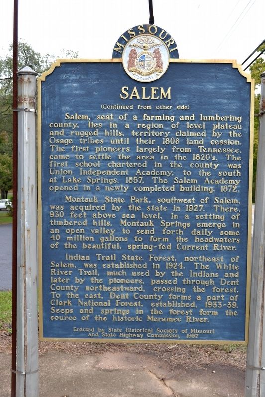 Salem Marker. Click for full size. Salem Marker image. Click for full size.