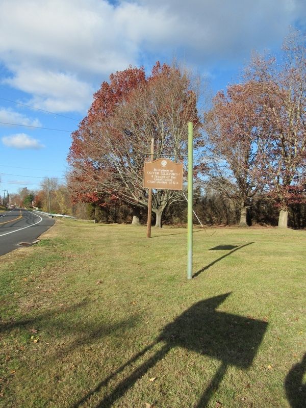 Birthplace of Oliver Ellsworth Marker. Click for full size. Birthplace of Oliver Ellsworth Marker image. Click for full size.