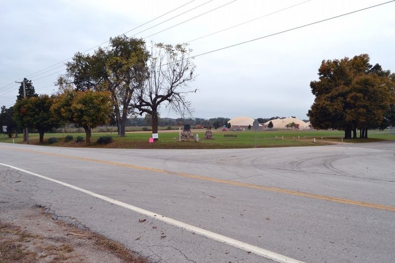 Markers at Intersection of State Highway 21 and Old Route C. Click for full size. Markers at Intersection of State Highway 21 and Old Route C image. Click for full size.