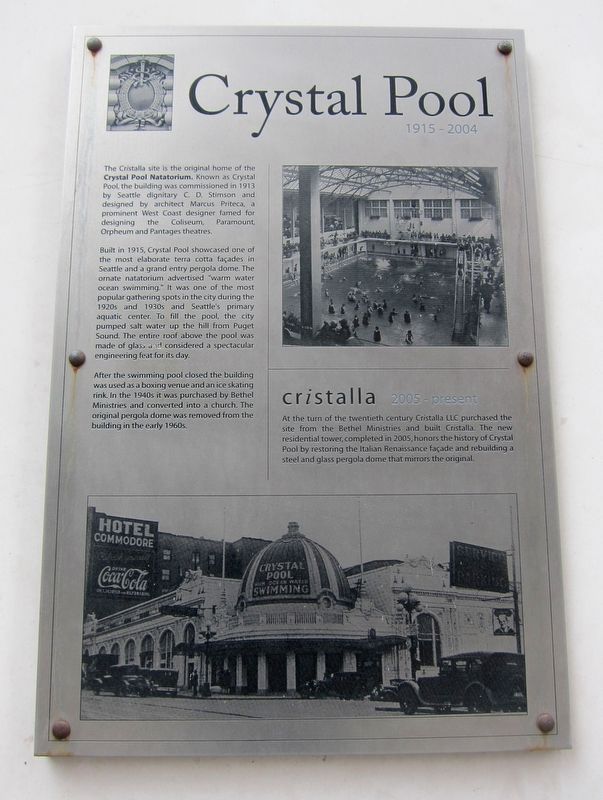 Crystal Pool Marker image. Click for full size.
