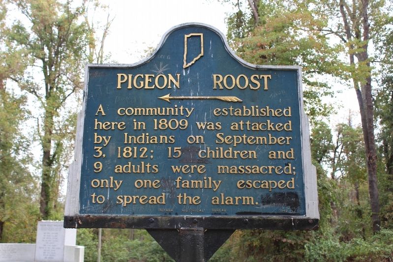 Pigeon Roost Marker. Click for full size. Pigeon Roost Marker image. Click for full size.