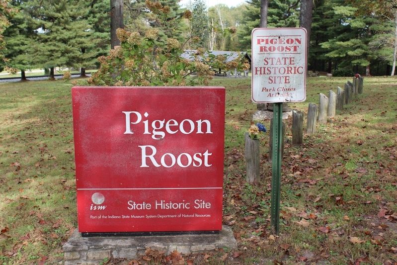 Pigeon Roost State Historic Site image. Click for full size.