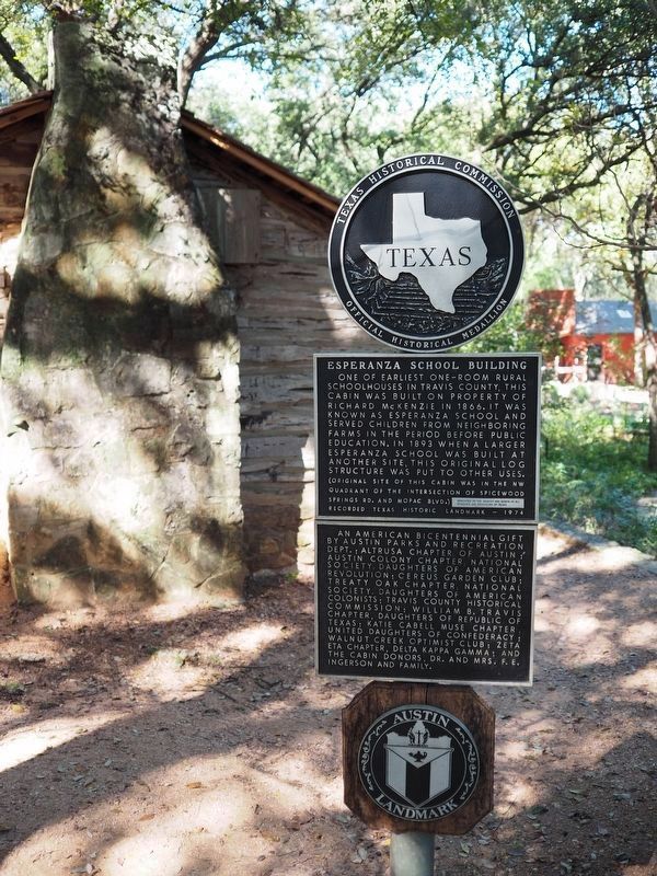 Esperanza School Building Marker. Click for full size. Esperanza School Building Marker image. Click for full size.