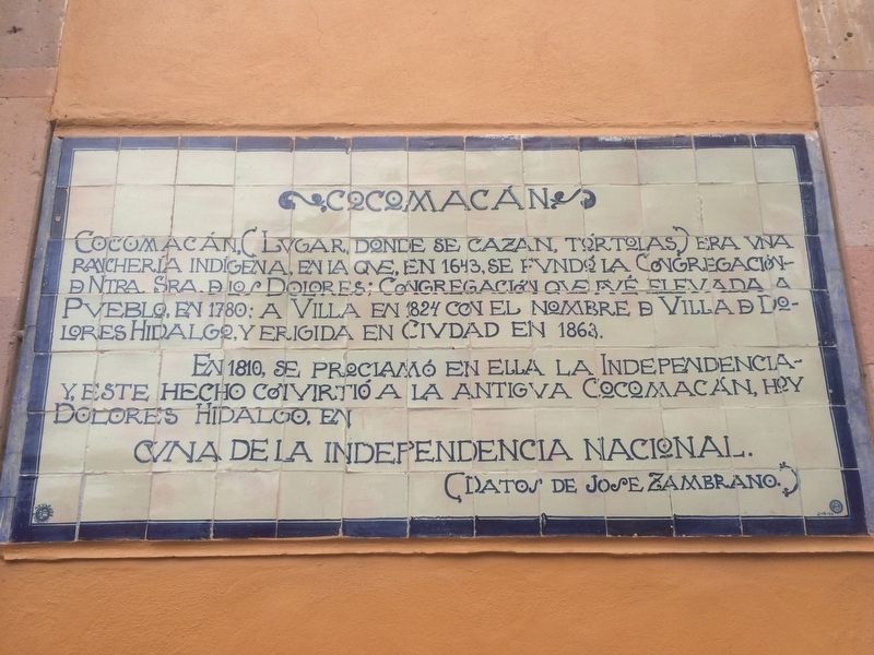 Cocomacán Marker image. Click for full size.