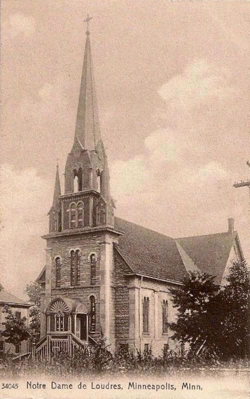 <i>Notre Dame de Loudres, Minneapolis, Minn.</i> image. Click for full size.