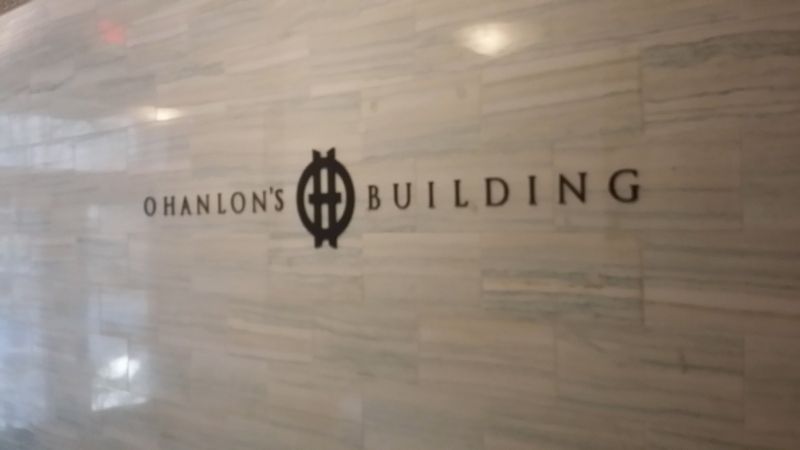 O'Hanlon's Office Building Marker. Click for full size. O'Hanlon's Office Building Marker image. Click for full size.