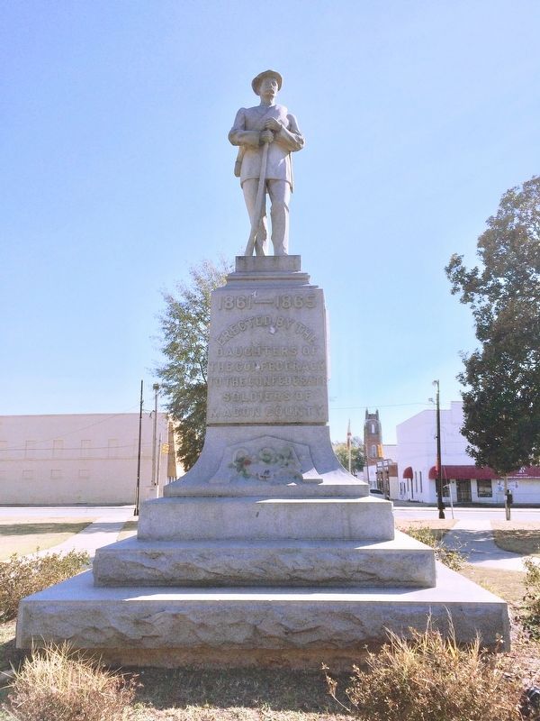 Macon County Confederate Monument (Front) image. Click for full size.