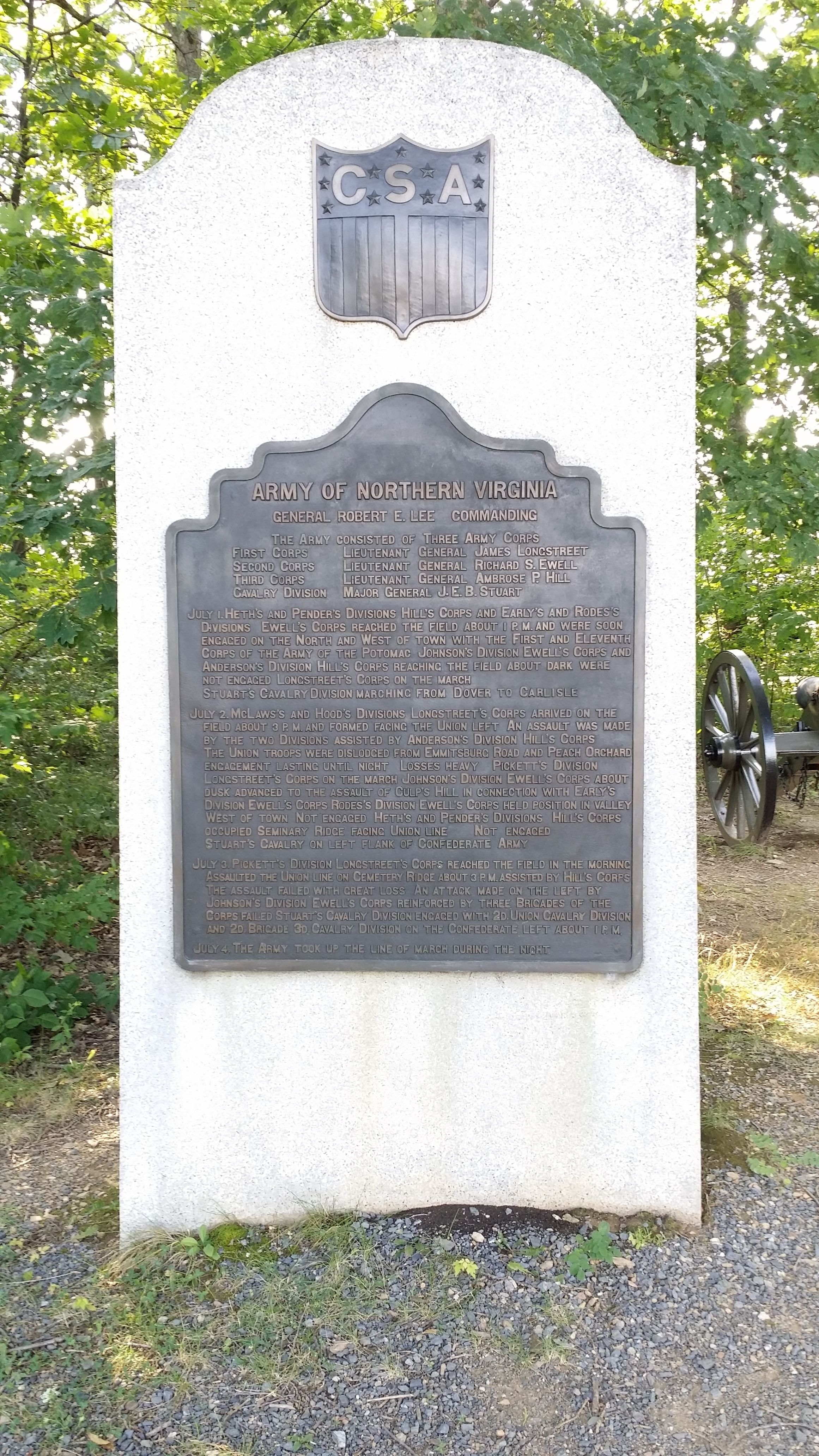 Army of Northern Virginia Marker