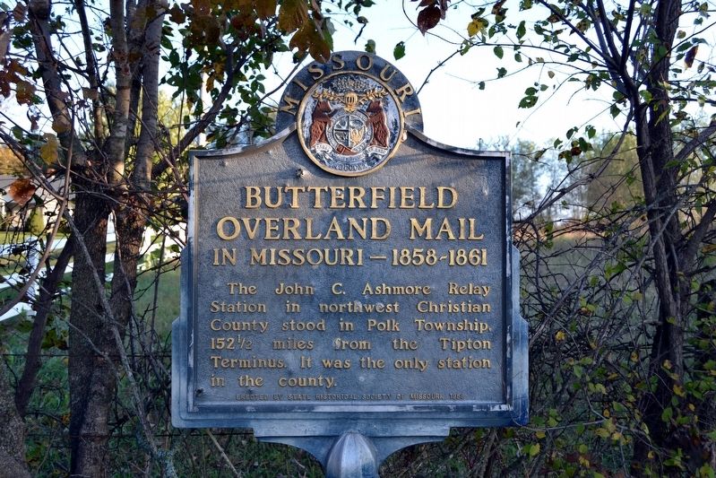 Butterfield Overland Mail in Missouri — 1858-1861 Marker image. Click for full size.