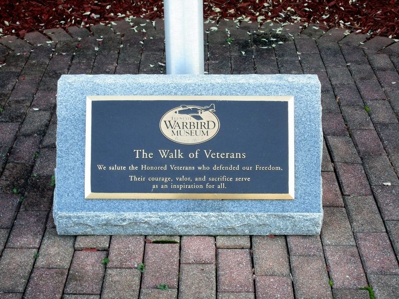 Tri-State Warbird Museum Marker. Click for full size. Tri-State Warbird Museum Marker image. Click for full size.