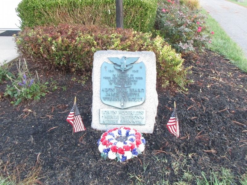 Mt. Moriah Veterans Memorial Marker. Click for full size. Mt. Moriah Veterans Memorial Marker image. Click for full size.