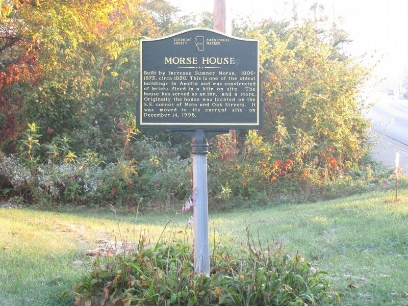 Morse House Marker image. Click for full size.