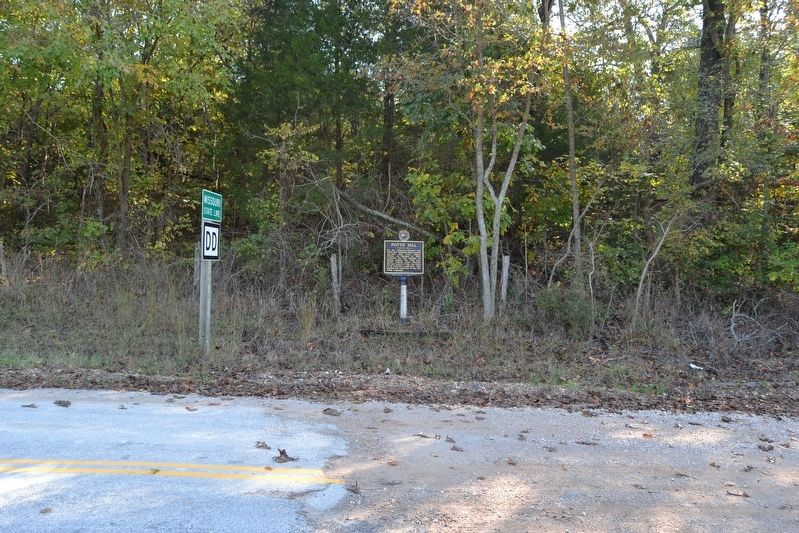 Potts' Hill Marker. Click for full size. Potts' Hill Marker image. Click for full size.