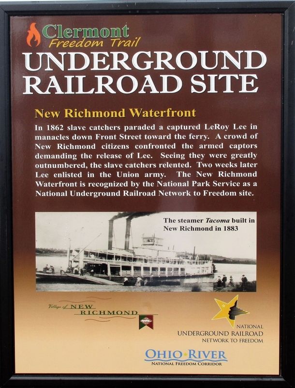 Underground Railroad Site Marker image. Click for full size.