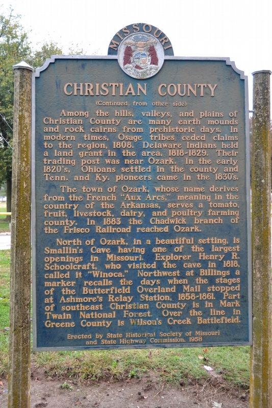 Christian County Marker image. Click for full size.