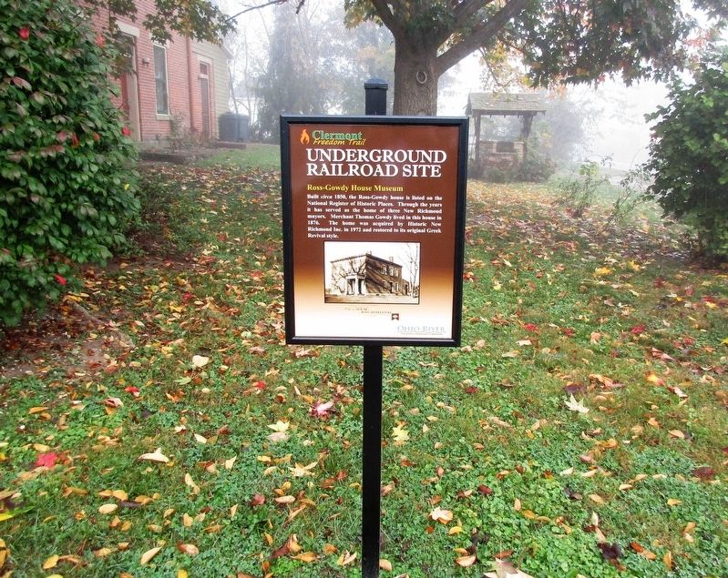 Underground Railroad Site Marker. Click for full size. Underground Railroad Site Marker image. Click for full size.