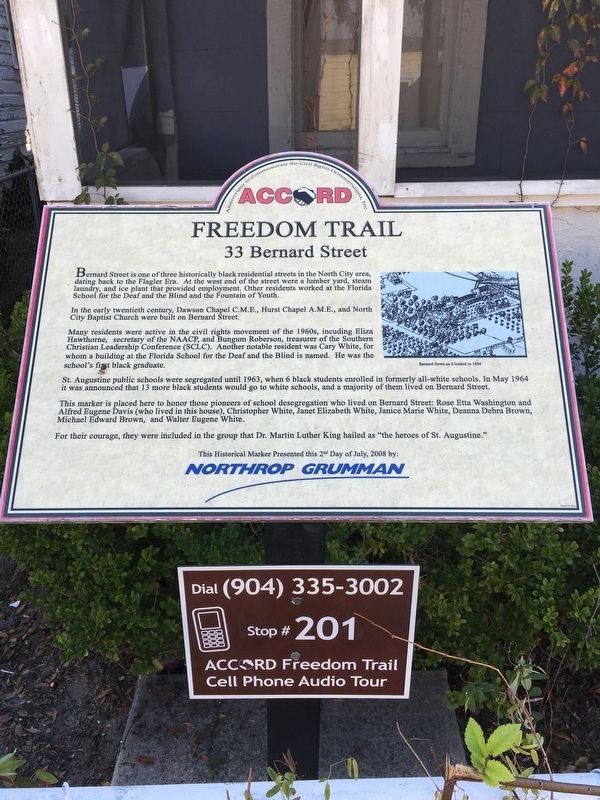 33 Bernard Street Marker. Click for full size. 33 Bernard Street Marker image. Click for full size.