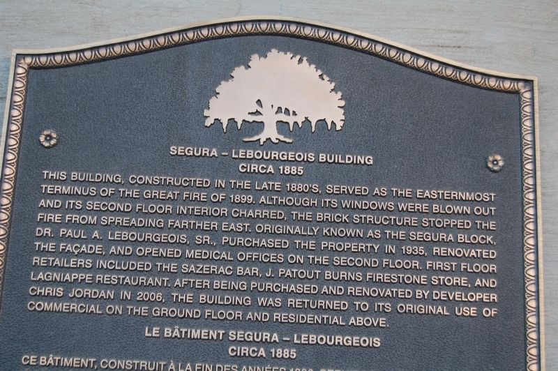 Segura - Labourgeois Building Marker image. Click for full size.