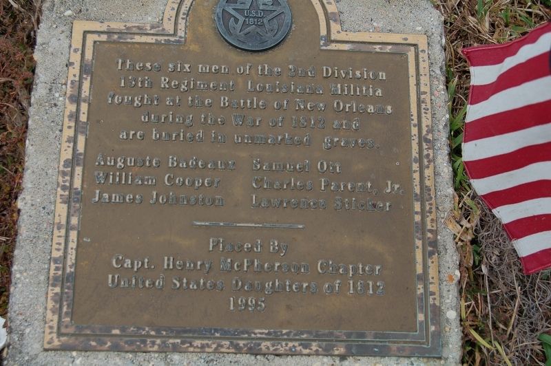 War of 1812 Memorial Marker. Click for full size. War of 1812 Memorial Marker image. Click for full size.