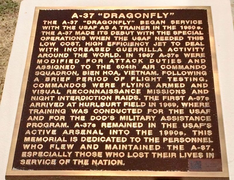 A-37 "Dragonfly" Marker image. Click for full size.